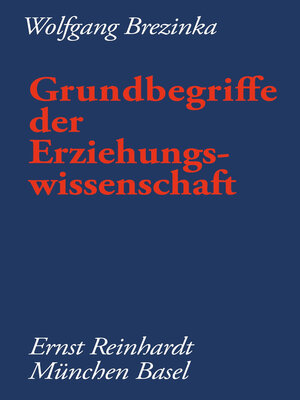 cover image of Grundbegriffe der Erziehungswissenschaft